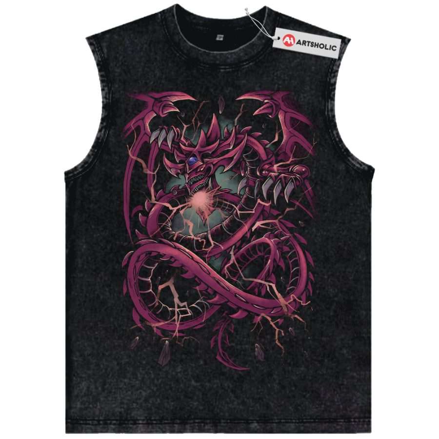 Alternative view of Osiris Tank Top, Slifer the Sky Dragon Tank Top, Anime Tank Top, Vintage Tank Top