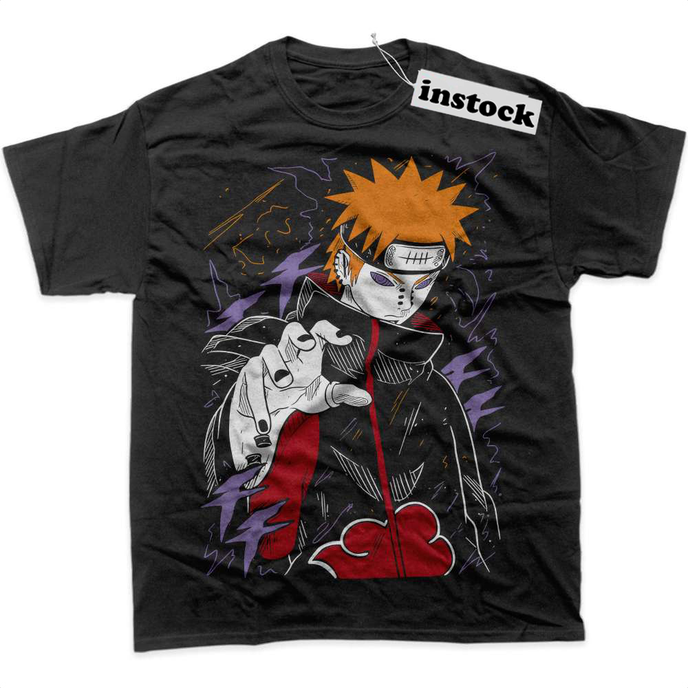 Pain - Nagato Uzumaki Shirt, Naruto Shirt, Anime Shirt, Graphic T-Shirt