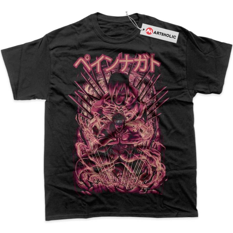 Alternative view of Pain - Nagato Uzumaki Shirt, Naruto Shirt, Anime Shirt, Graphic T-Shirt