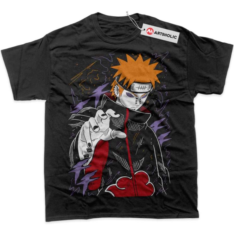 Alternative view of Pain - Nagato Uzumaki Shirt, Naruto Shirt, Anime Shirt, Graphic T-Shirt
