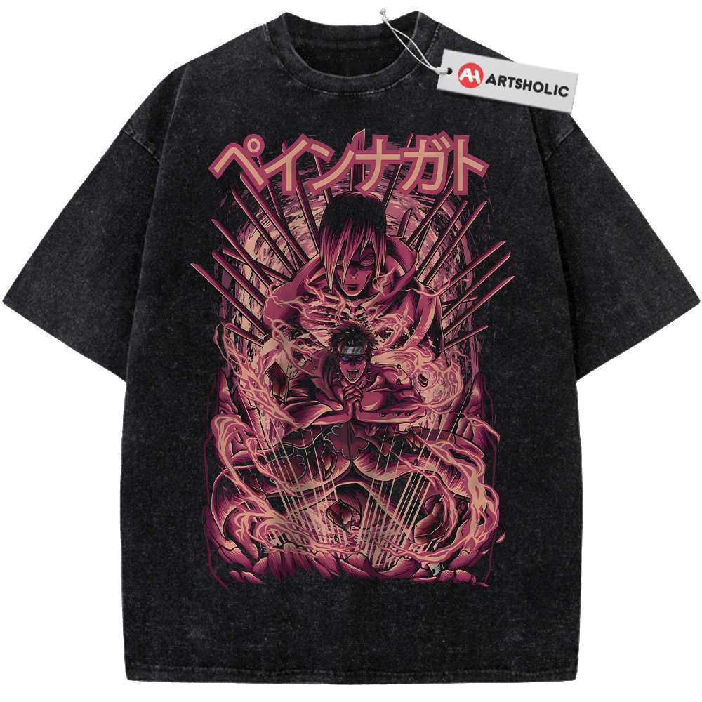 Pain - Nagato Uzumaki Shirt, Naruto Shirt, Anime Shirt, Vintage T-Shirt