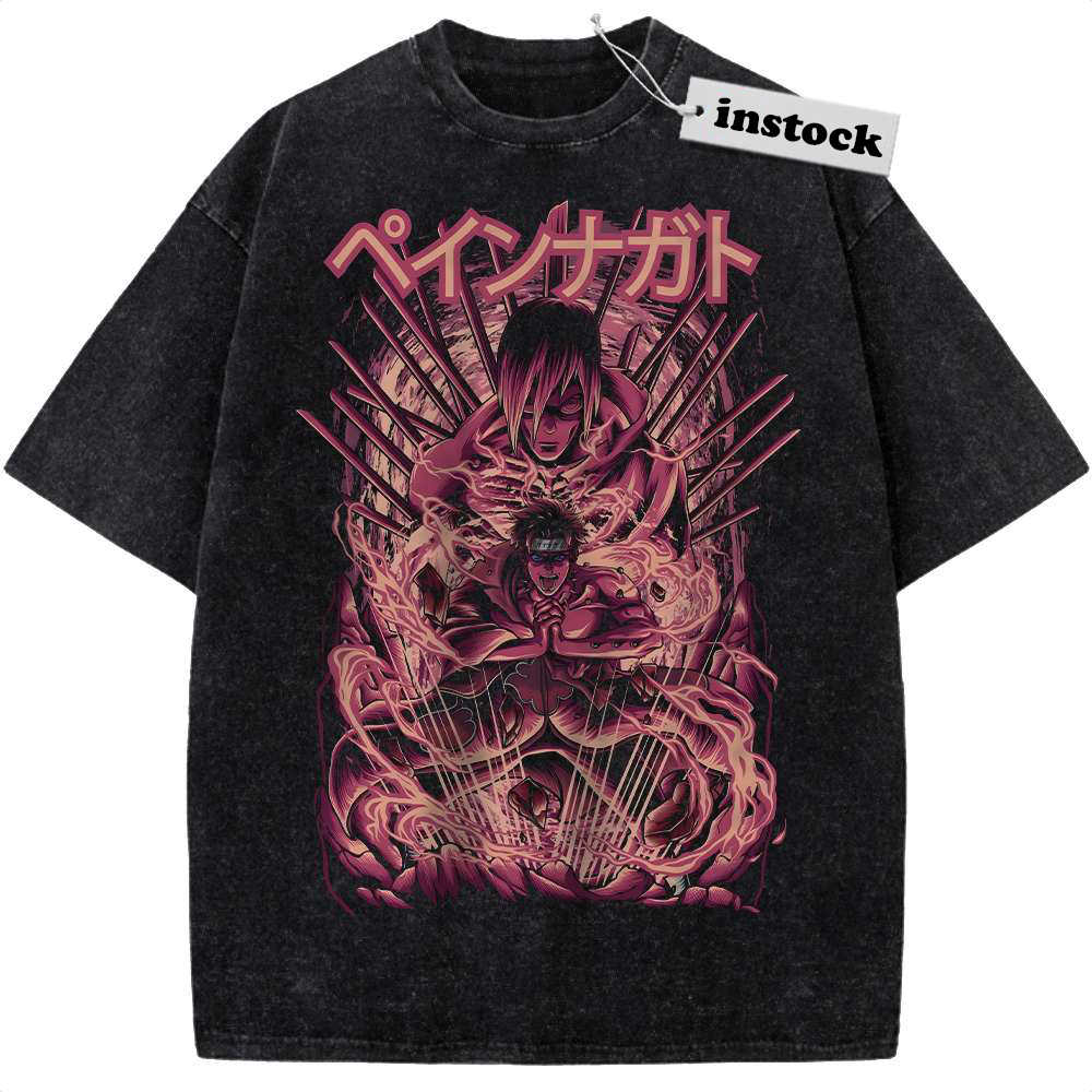 Pain - Nagato Uzumaki Shirt, Naruto Shirt, Anime Shirt, Vintage T-Shirt