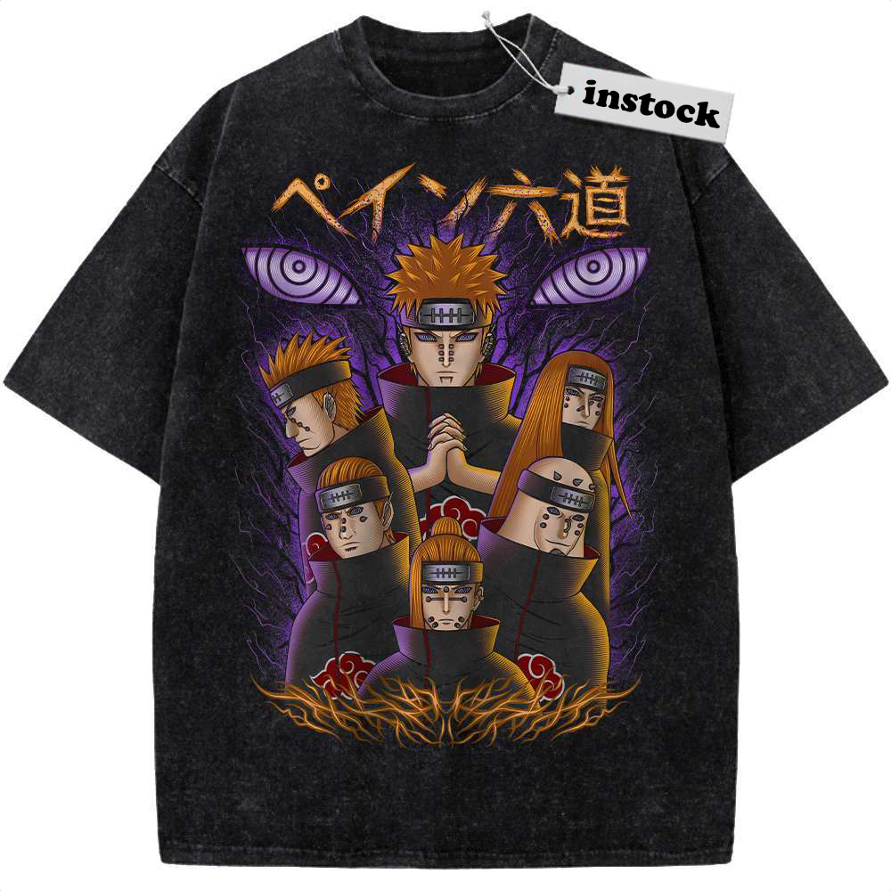 Pain - Nagato Uzumaki Shirt, Naruto Shirt, Anime Shirt, Vintage Tee
