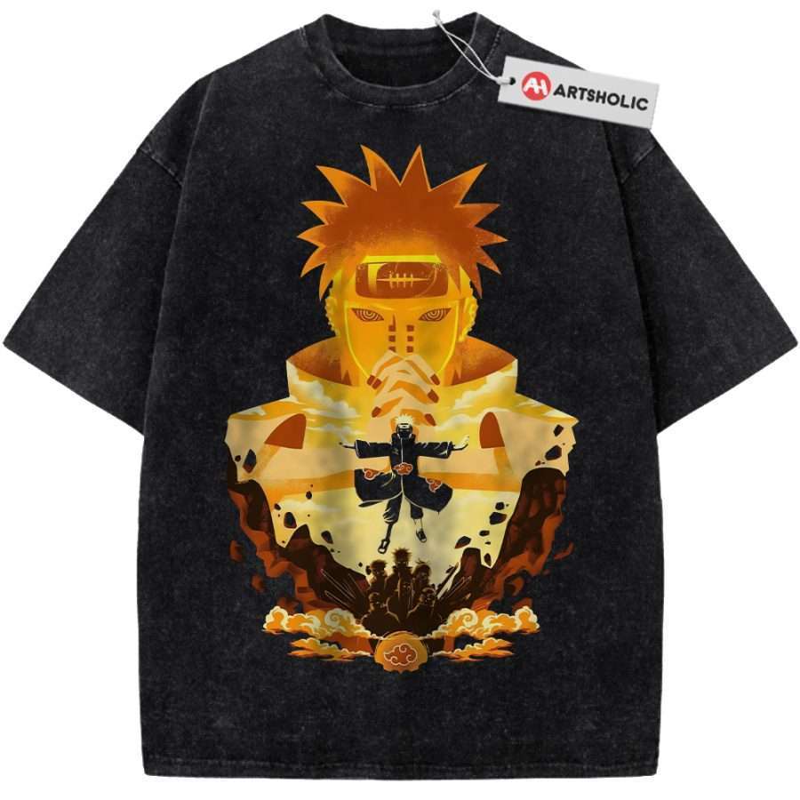 Alternative view of Pain - Nagato Uzumaki Shirt, Naruto Shirt, Anime Shirt, Vintage Tee
