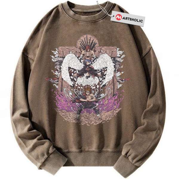 Alternative view of Pain - Nagato Uzumaki Sweatshirt, Naruto Sweatshirt, Anime Sweatshirt, Vintage Sweatshirt