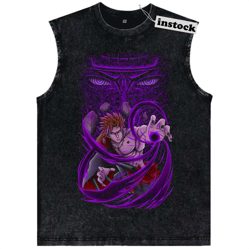 Pain - Nagato Uzumaki Tank Top, Naruto Tank Top, Anime Tank Top, Vintage Tank Top