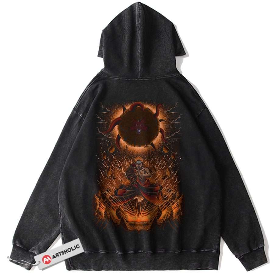 Alternative view of Pain Hoodie, Nagato Uzumaki Hoodie, Naruto Hoodie, Anime Hoodie, Vintage Hoodie