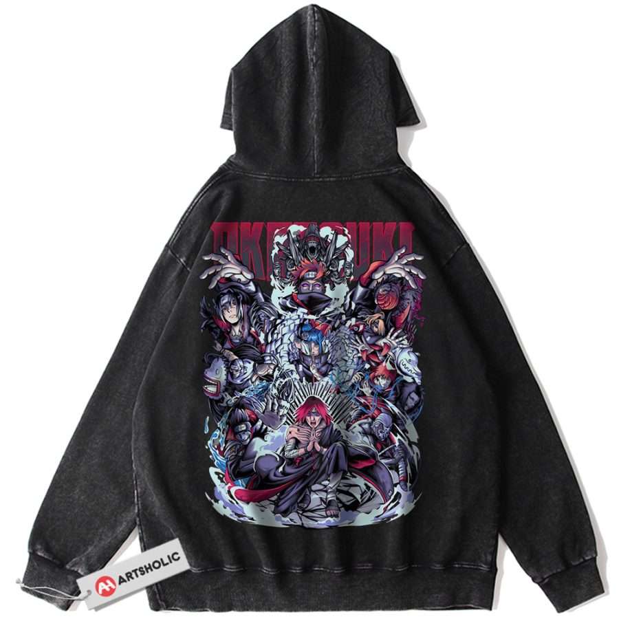 Alternative view of Pain Hoodie, Nagato Uzumaki Hoodie, Naruto Hoodie, Anime Hoodie, Vintage Hoodie
