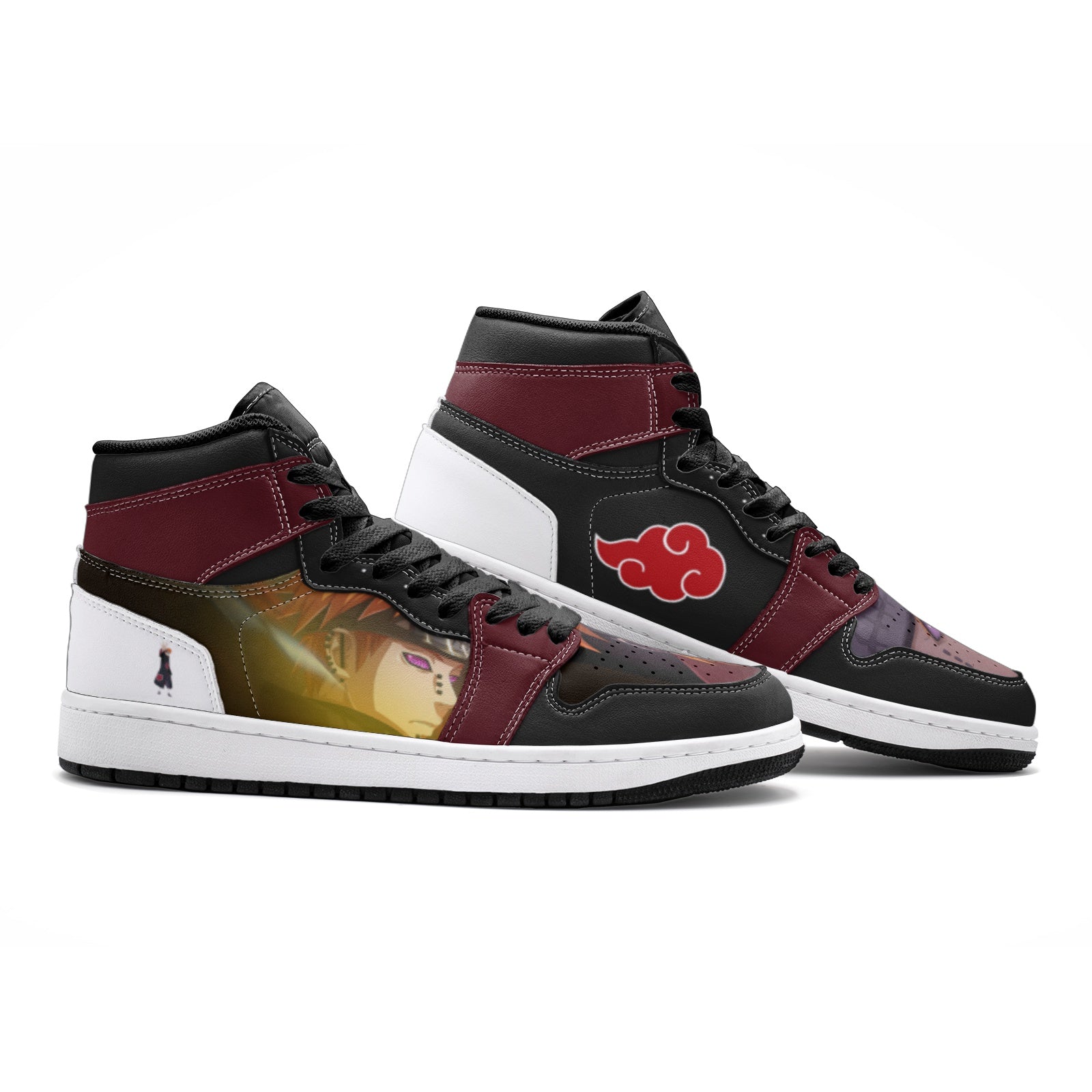 Pain Ninja V2 Custom Sneaker Mid 1 Basketball Shoes - Otaku Hall