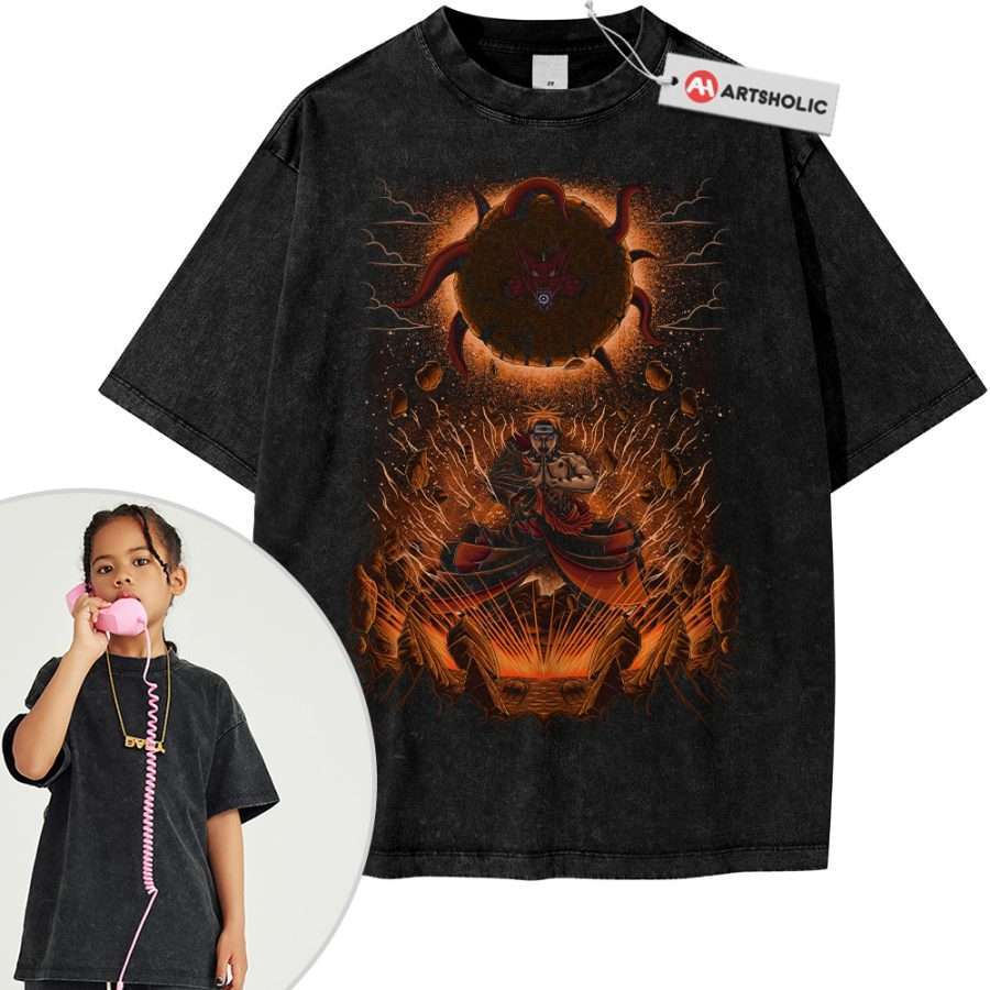 Alternative view of Pain Shirt For Kids, Nagato Uzumaki Shirt For Kids, Naruto Shirt For Kids, Anime Shirt For Kids, Vintage T-Shirt For Kids