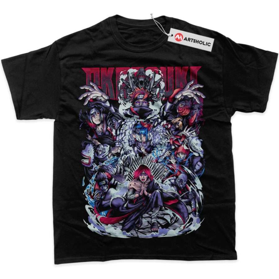Alternative view of Pain Shirt, Nagato Uzumaki Shirt, Naruto Shirt, Anime Shirt, Graphic Tee