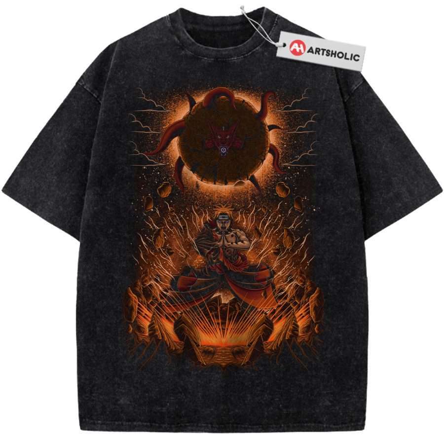 Alternative view of Pain Shirt, Nagato Uzumaki Shirt, Naruto Shirt, Anime Shirt, Vintage T-Shirt