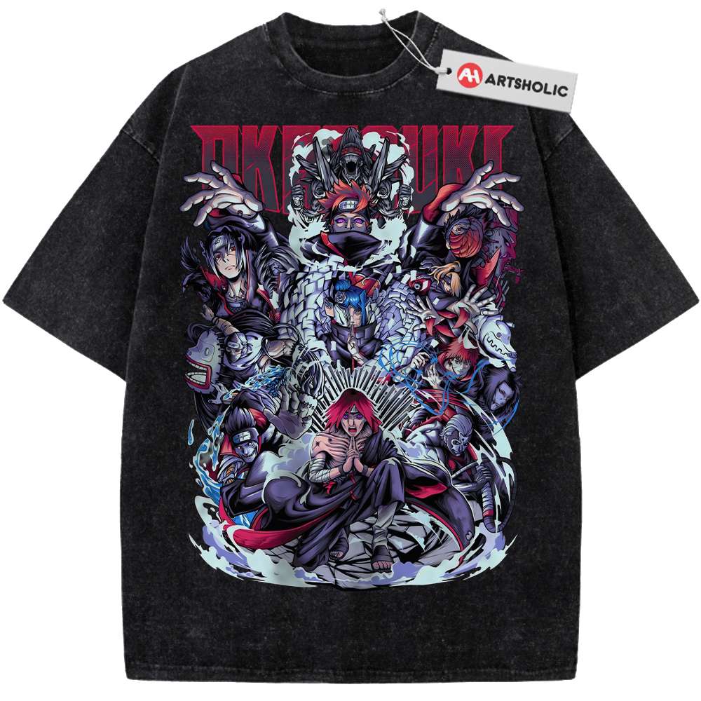 Alternative view of Pain Shirt, Nagato Uzumaki Shirt, Naruto Shirt, Anime Shirt, Vintage Tee