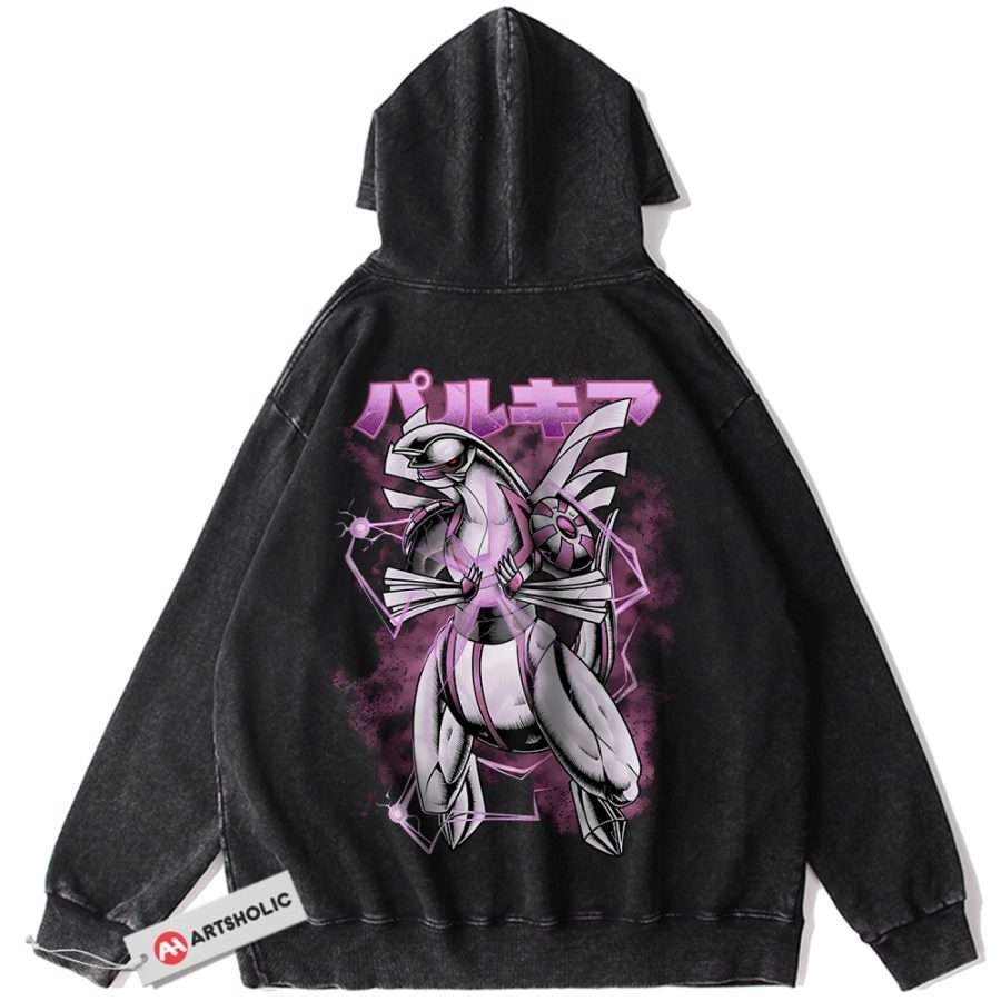 Alternative view of Palkia Hoodie, Pokemon Hoodie, Anime Hoodie, Vintage Hoodie