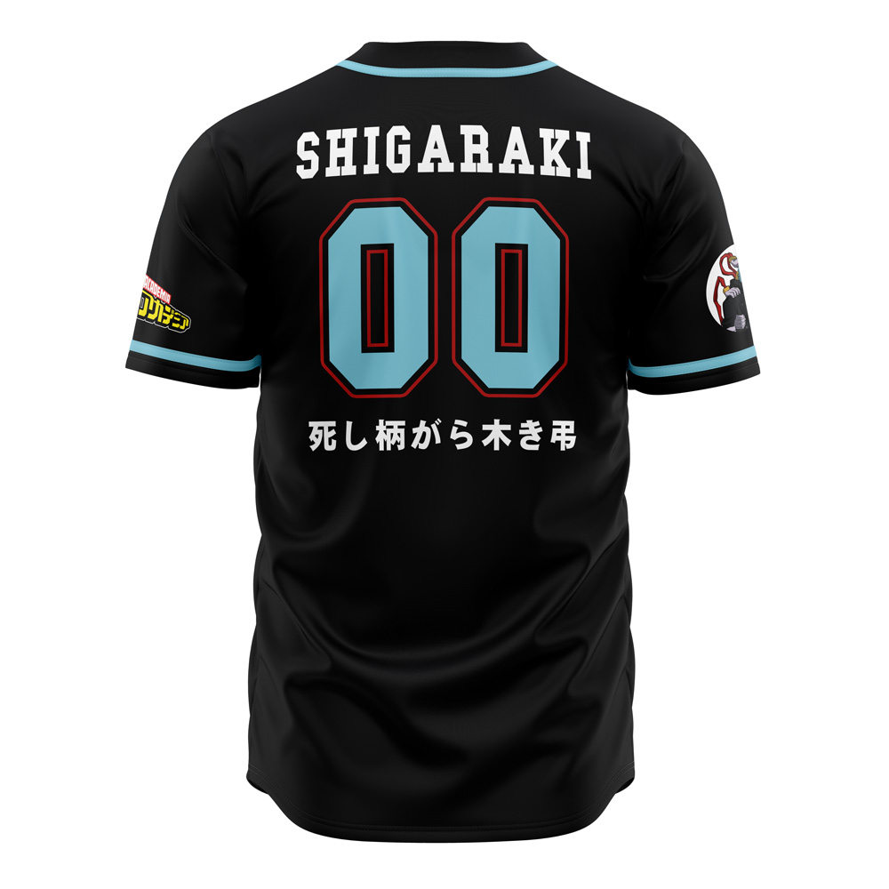 Alternative view of Paranormal Liberation Front Shigaraki My Hero Academia Baseball Jersey