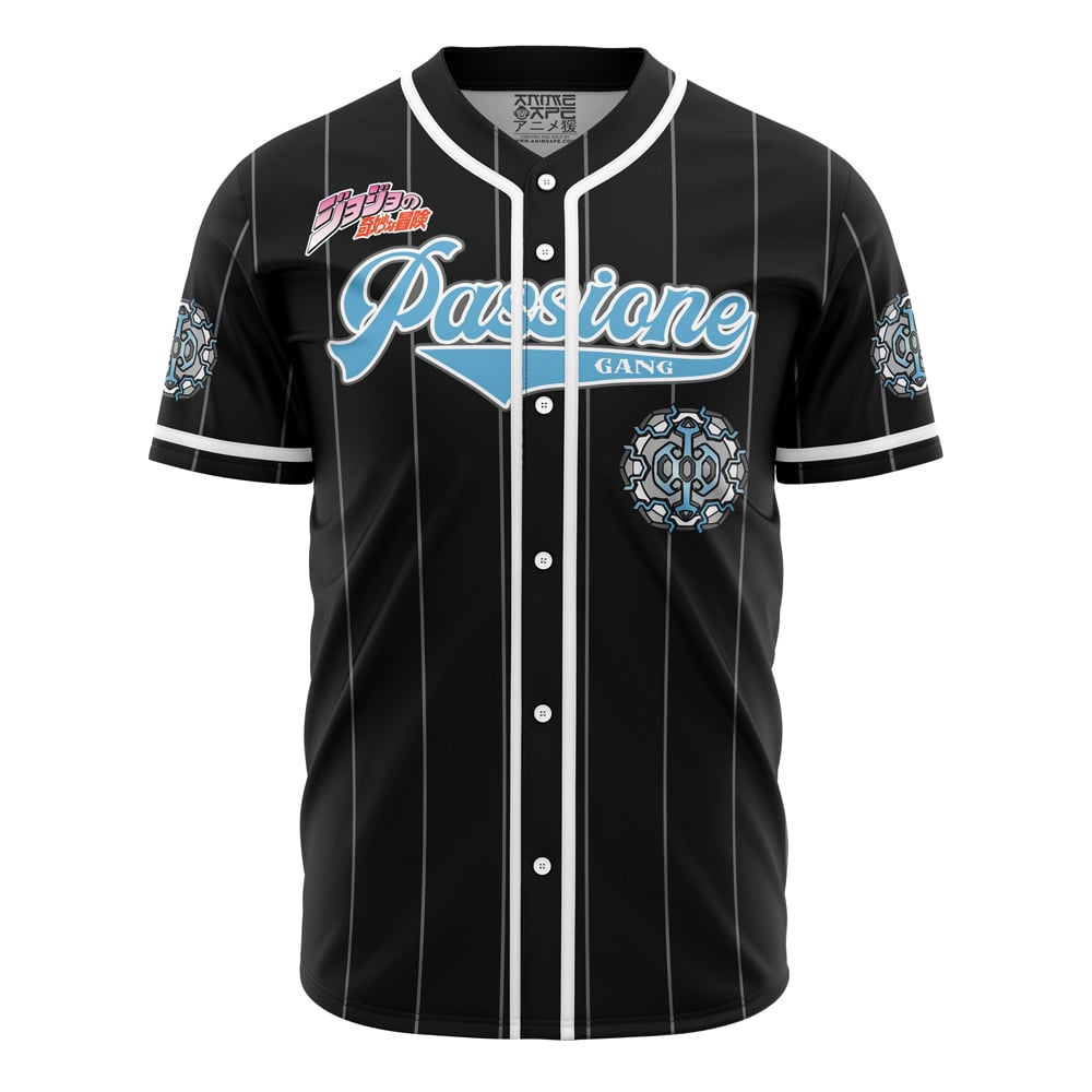 Passione Gang Jojo’s Bizarre Adventure Baseball Jersey