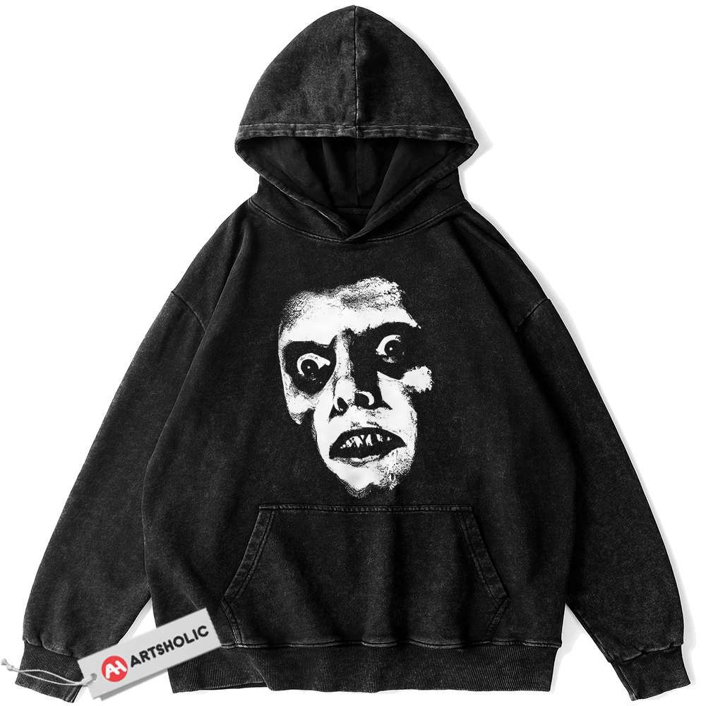 Pazuzu Hoodie, The Exorcist Hoodie, Halloween Hoodie, Horror Hoodie, Vintage Hoodie
