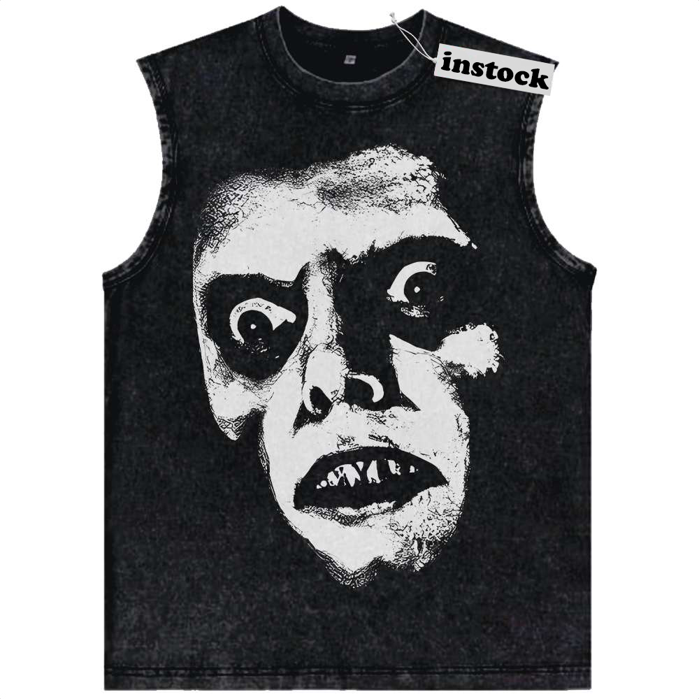 Pazuzu Tank Top, The Exorcist Tank Top, Halloween Tank Top, Horror Tank Top, Vintage Tank Top