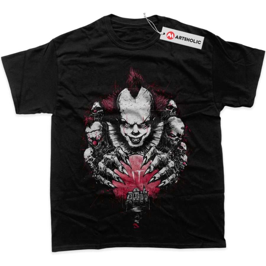 Alternative view of Pennywise Shirt, IT Shirt, Halloween Shirt, Horror Movie Shirt, Graphic T-Shirt