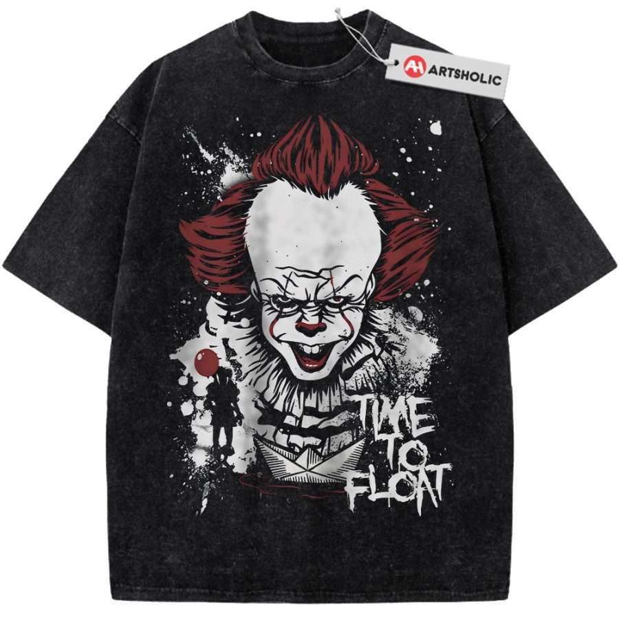 Alternative view of Pennywise Shirt, IT Shirt, Halloween Shirt, Horror Shirt, Vintage T-Shirt