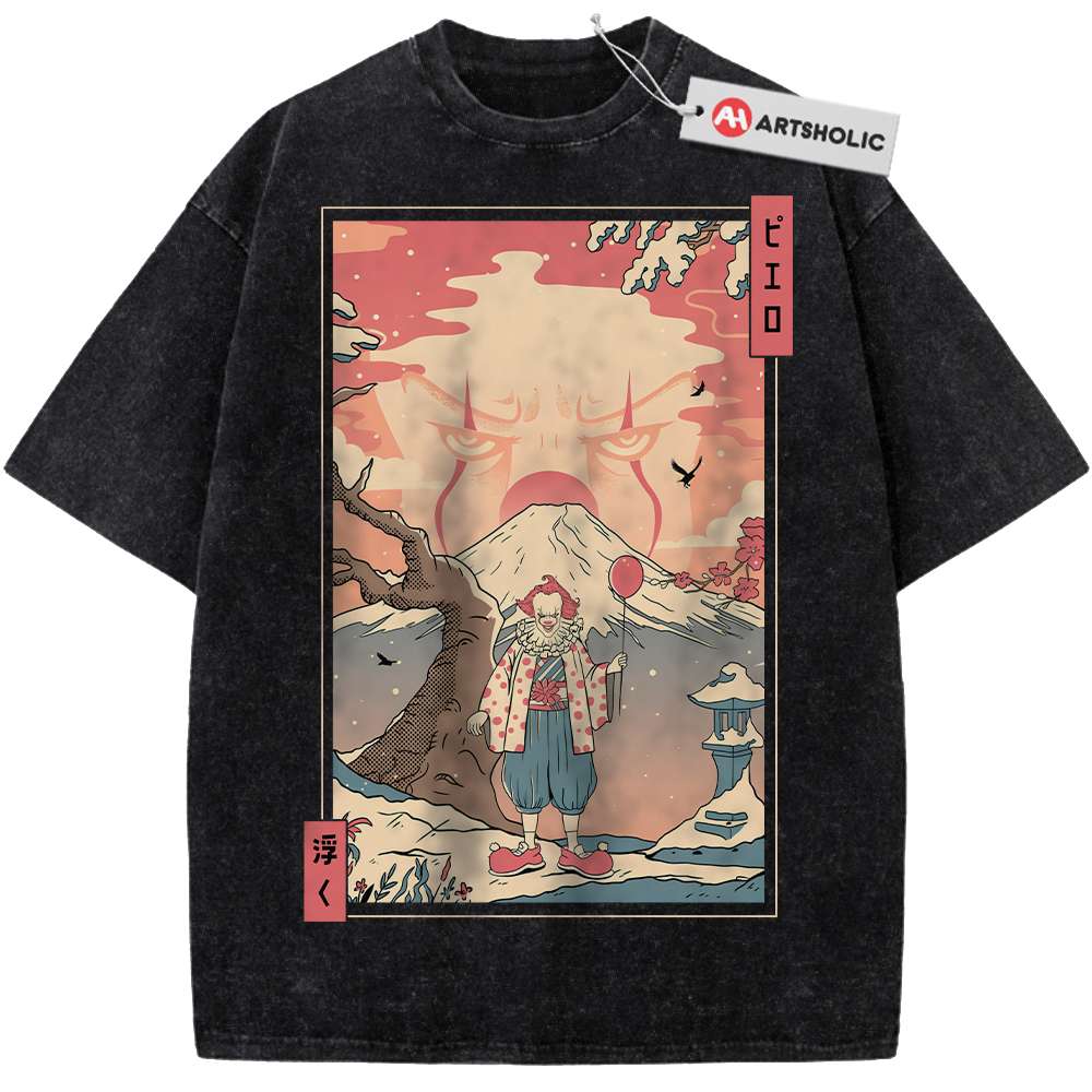 Alternative view of Pennywise Shirt, IT Shirt, Halloween Shirt, Horror Shirt, Vintage T-Shirt