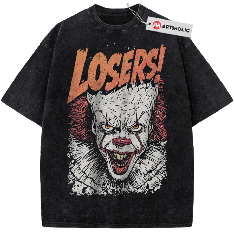 Alternative view of Pennywise Shirt, IT Shirt, Halloween Shirt, Horror Shirt, Vintage T-Shirt
