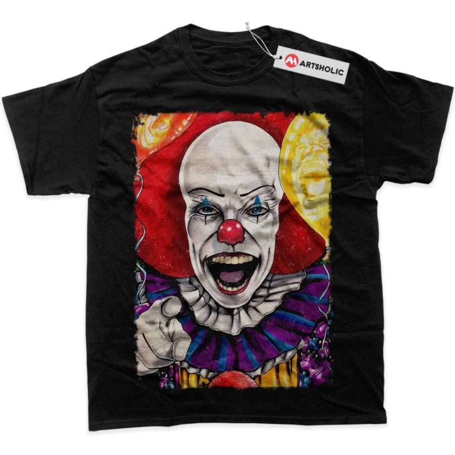 Alternative view of Pennywise Shirt, IT Shirt, Horror Movie Shirt, Graphic Tee