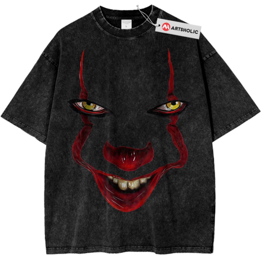 Alternative view of Pennywise Shirt, IT Shirt, Horror Movie Shirt, Vintage Tee