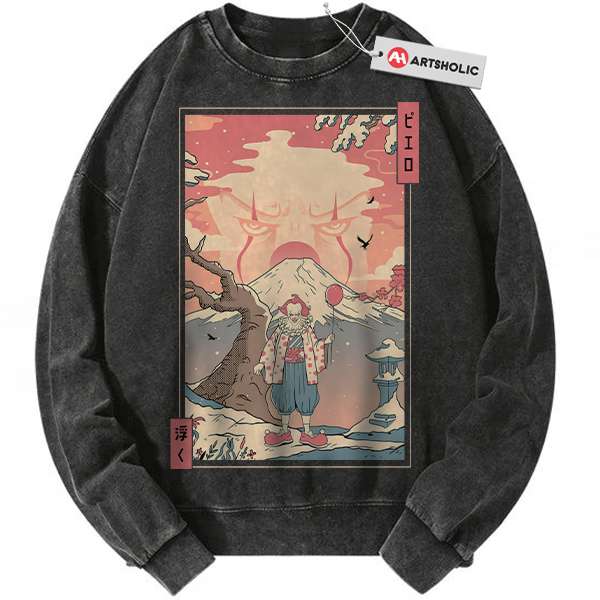 Pennywise Sweatshirt, IT Sweatshirt, Halloween Sweatshirt, Horror Sweatshirt, Vintage Sweater