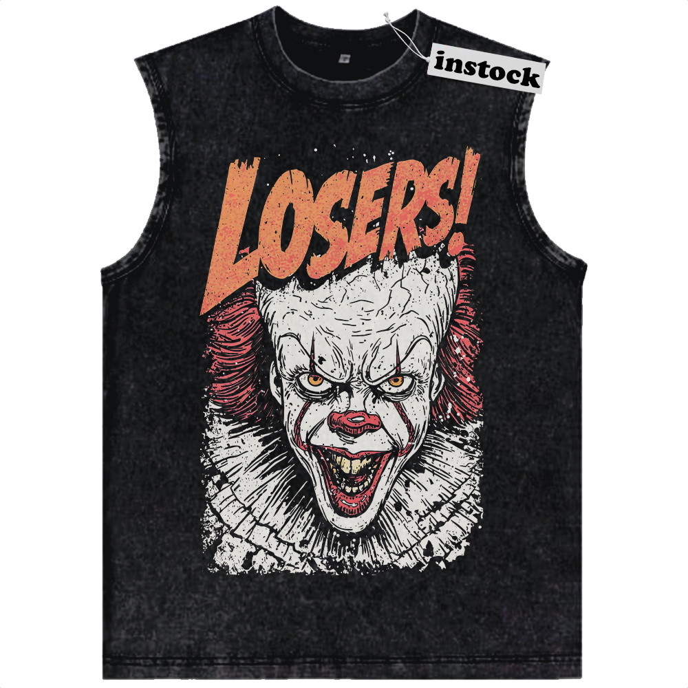 Pennywise Tank Top, IT Tank Top, Halloween Tank Top, Horror Tank Top, Vintage Tank Top