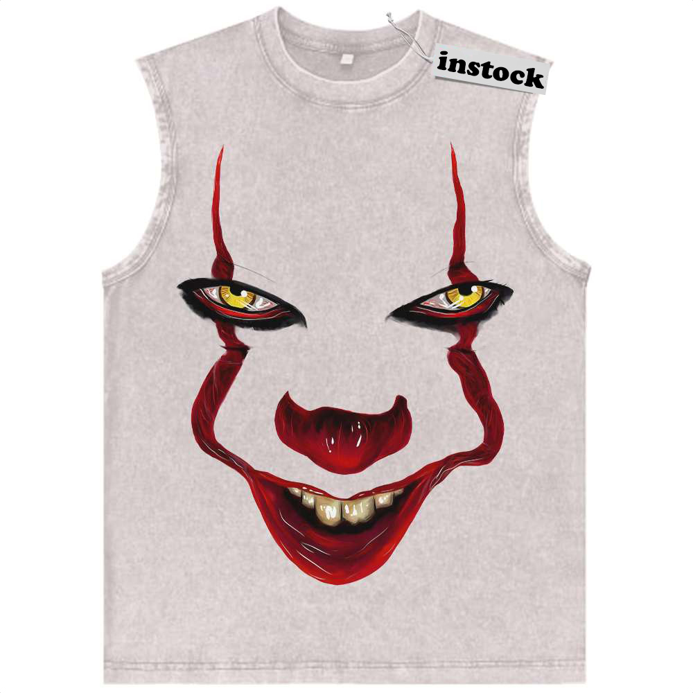 Pennywise Tank Top, IT Tank Top, Horror Movie Tank Top, Vintage Tank Top
