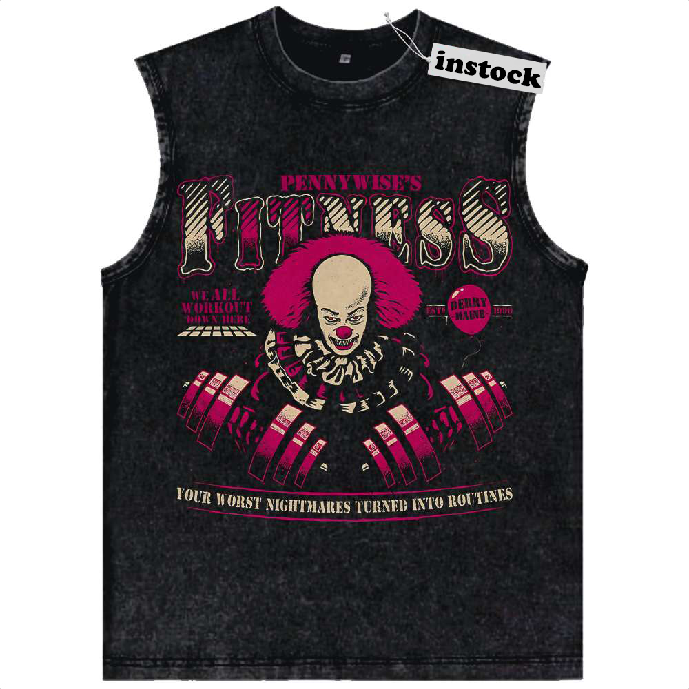 Pennywise Tank Top, IT Tank Top, Horror Movie Tank Top, Vintage Tank Top