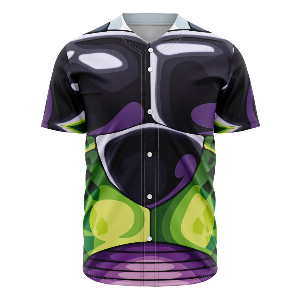 Alternative view of Perfect Cell 3D Skin Cosplay Dragon Ball Z Custom Baseball Jersey - Otaku Hall