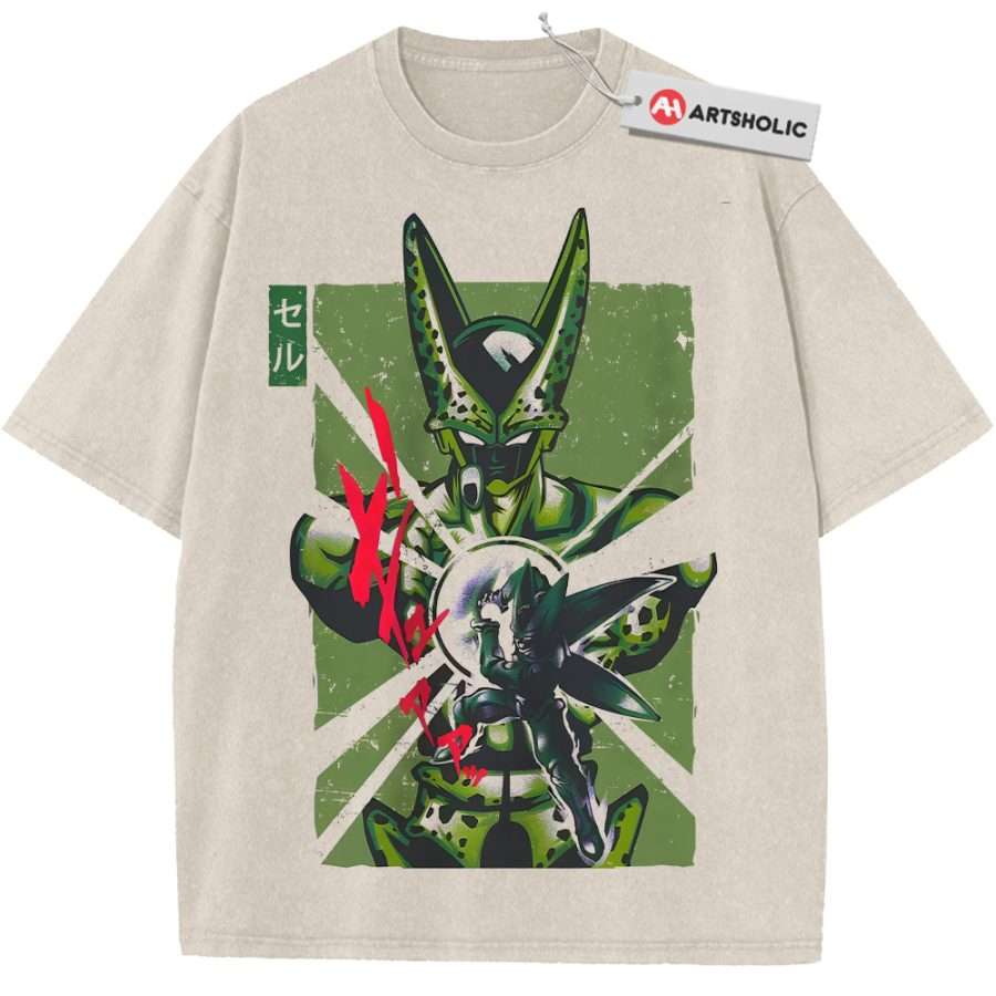 Alternative view of Perfect Cell Shirt, Dragon Ball Z Shirt, DBZ Shirt, Anime Shirt, Vintage T-Shirt