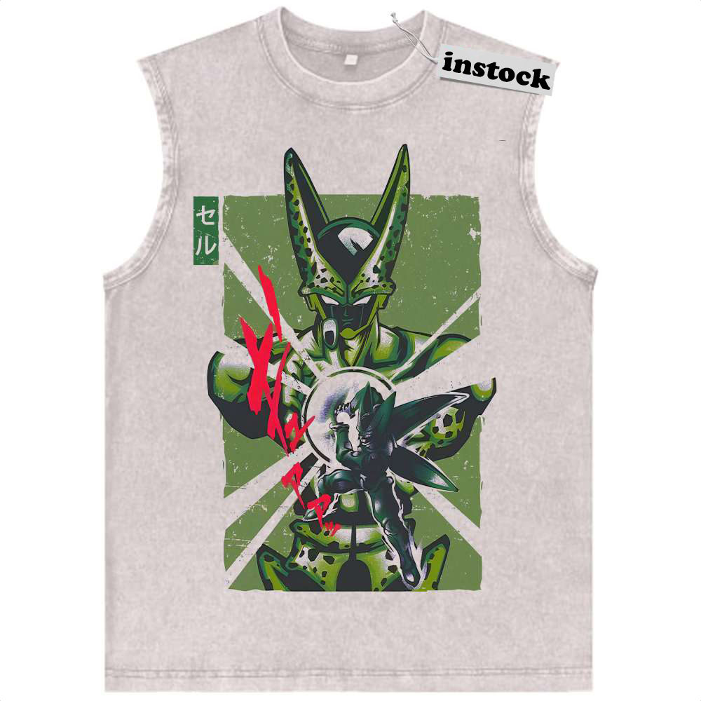 Perfect Cell Tank Top, Dragon Ball Z Tank Top, DBZ Tank Top, Anime Tank Top, Vintage Tank Top
