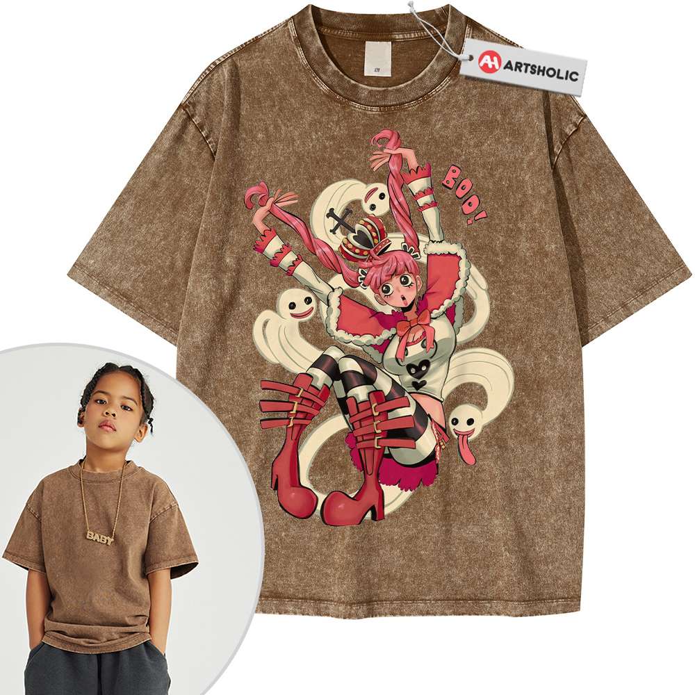 Perona Shirt For Kids, One Piece Shirt For Kids, Anime Shirt For Kids, Vintage Tee For Kids - Image 4