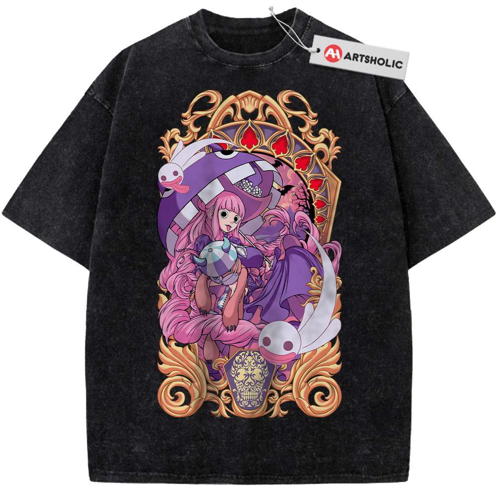 Alternative view of Perona Shirt, One Piece Shirt, Anime Shirt, Vintage T-Shirt