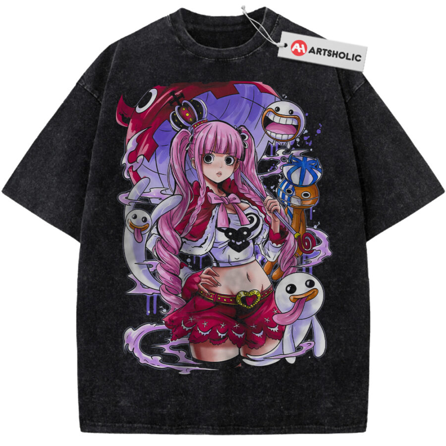 Alternative view of Perona Shirt, One Piece Shirt, Anime Shirt, Vintage T-Shirt