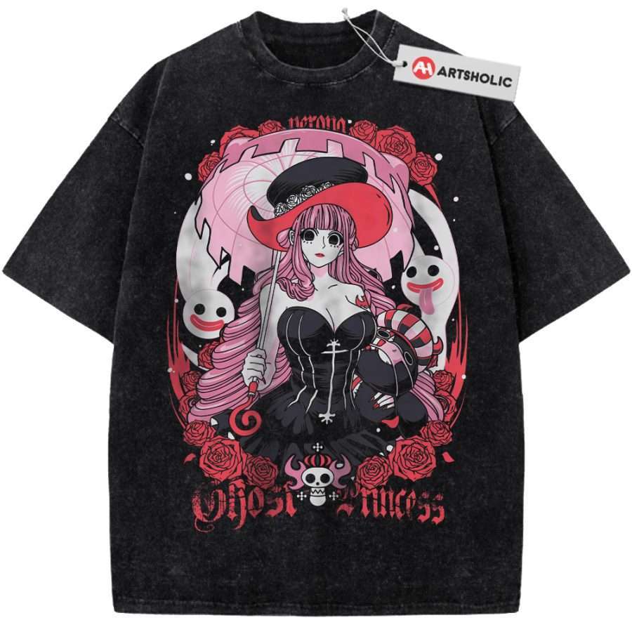 Alternative view of Perona Shirt, One Piece Shirt, Anime Shirt, Vintage Tee