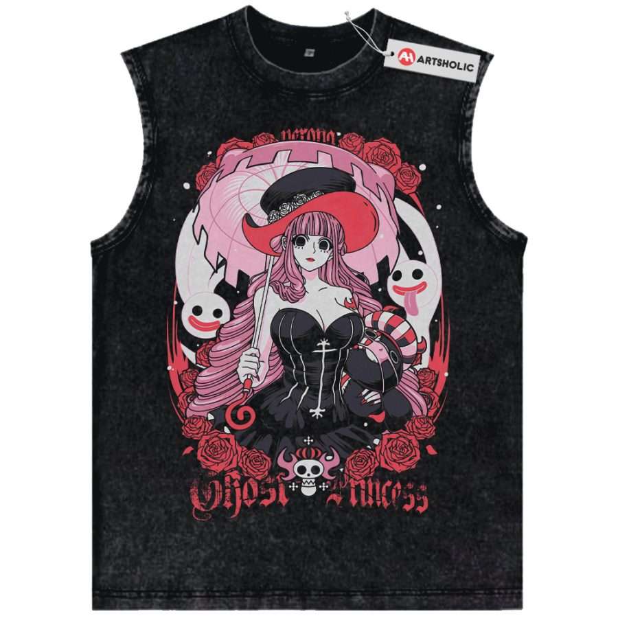 Alternative view of Perona Tank Top, One Piece Tank Top, Anime Tank Top, Vintage Tank Top