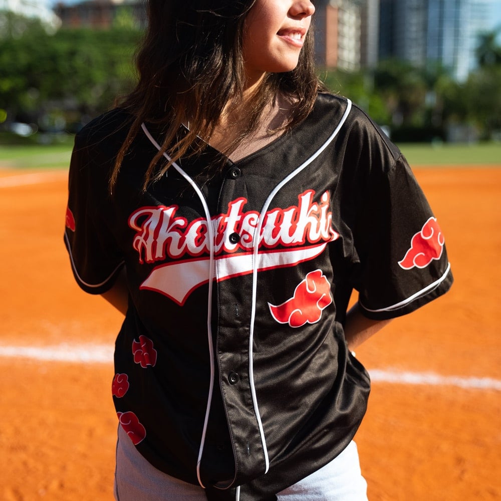 Alternative view of Personalized Akatsuki Baseball Jersey