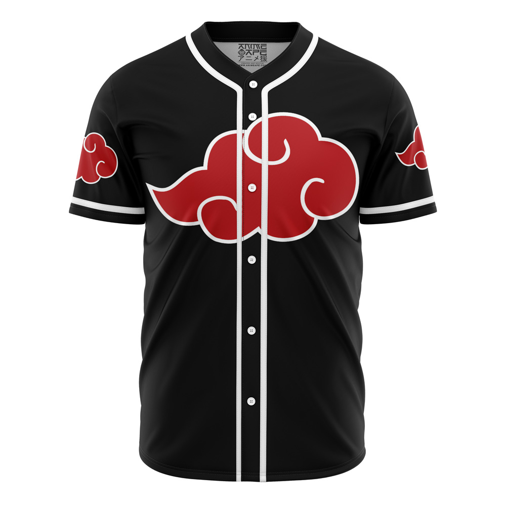 Alternative view of Personalized Akatsuki Cloud Shippuden Baseball Jersey
