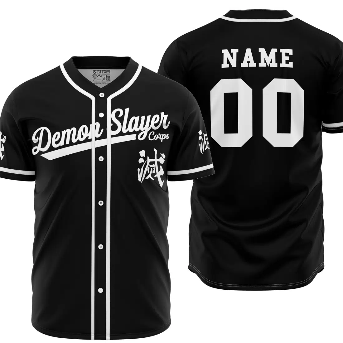 Personalized Demon Slayer Corps Custom Baseball Jersey