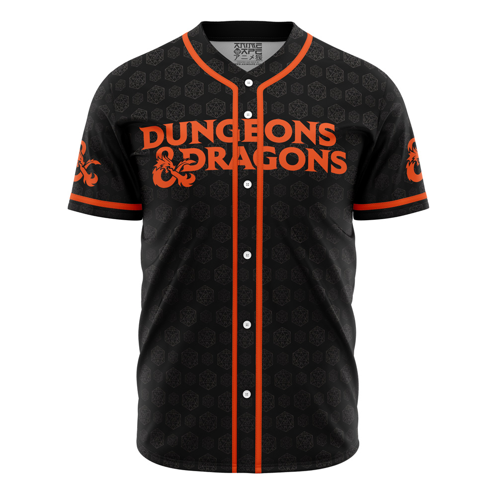 Alternative view of Personalized Dungeons & Dragons Baseball Jersey