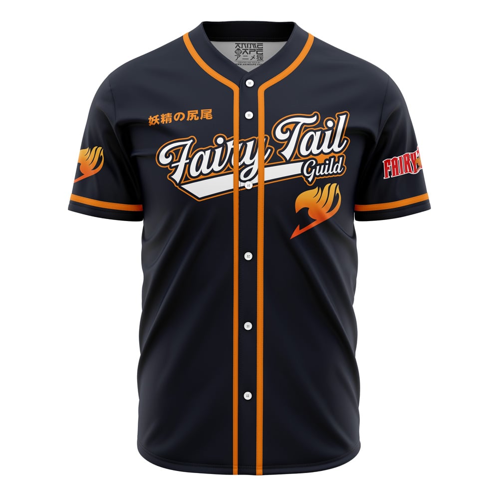 Alternative view of Personalized Fairy Tail Guild Fairy Tail Baseball Jersey