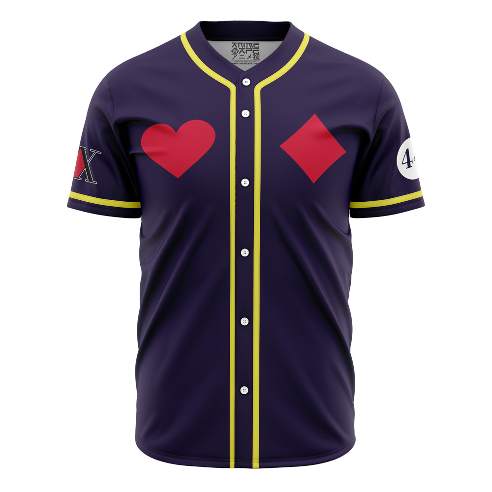 Alternative view of Personalized First Outfit Hisoka Hunter X Hunter Baseball Jersey