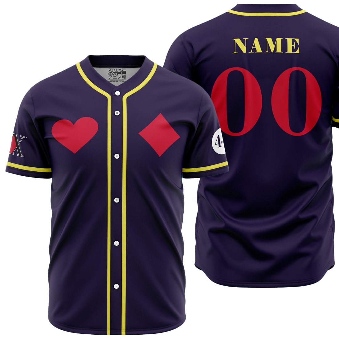 Personalized First Outfit Hisoka Hunter X Hunter Baseball Jersey