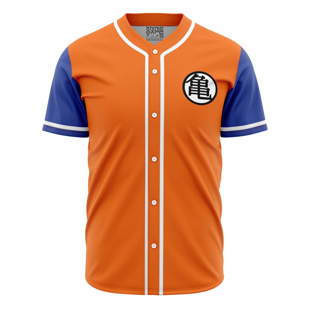 Alternative view of Personalized Goku Kame Kai Dragon Ball Z Baseball Jersey