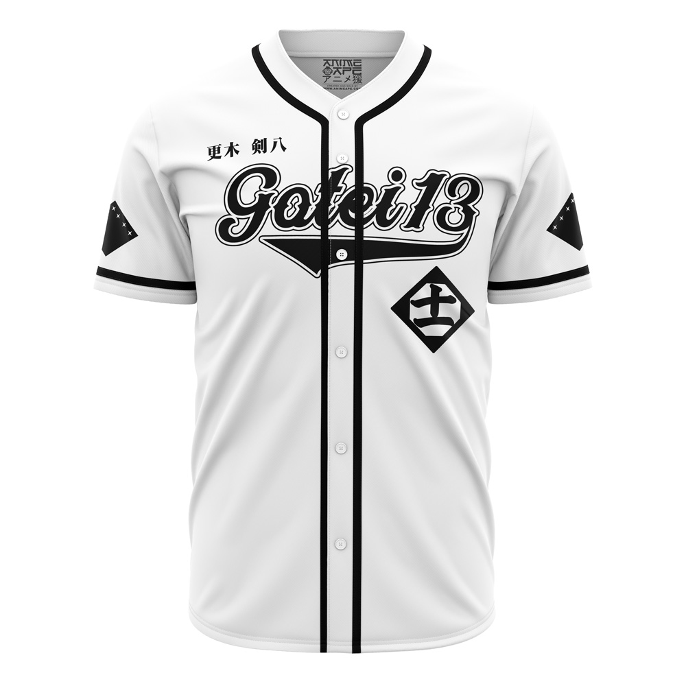 Alternative view of Personalized Gotei 13 Kenny Bleach Baseball Jersey