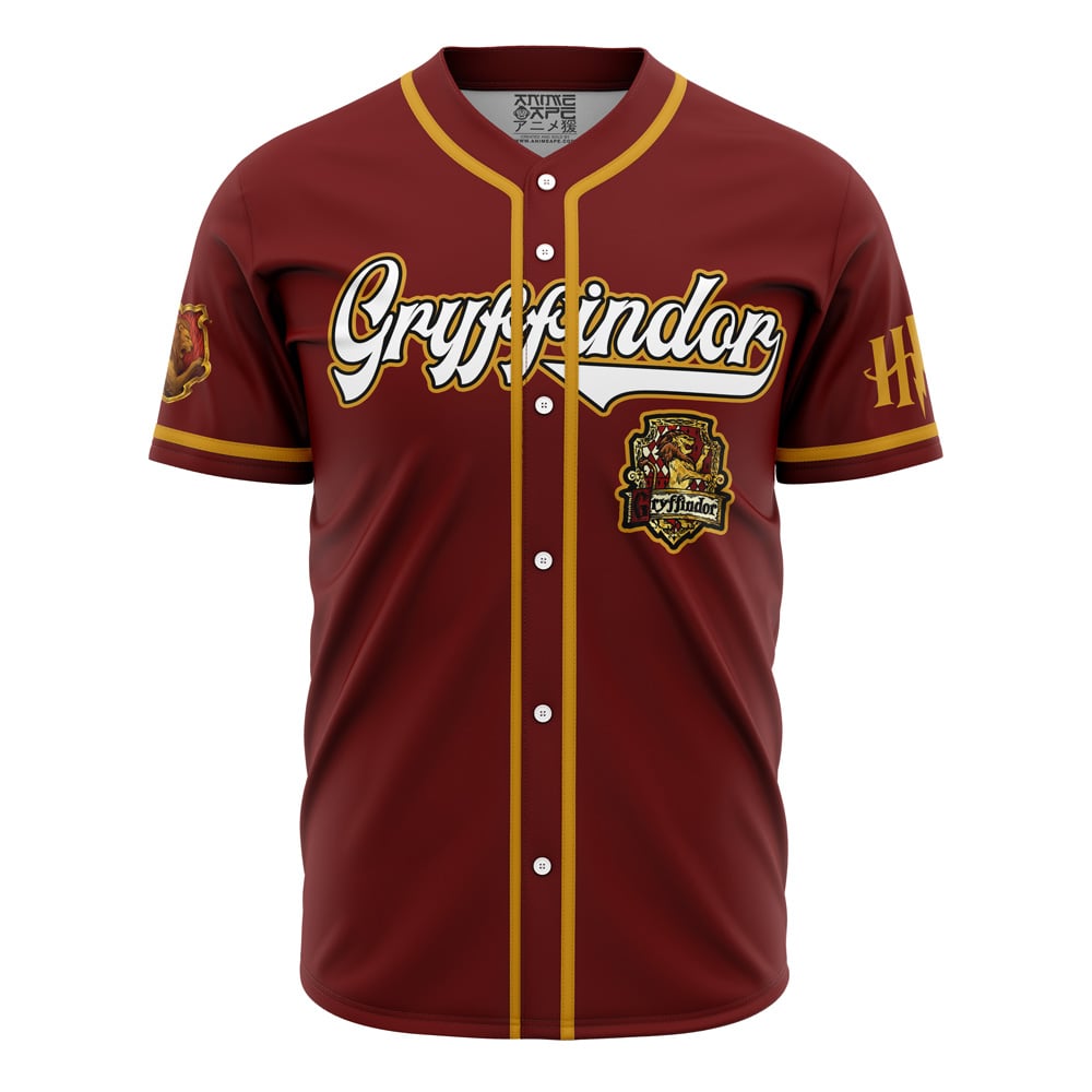 Alternative view of Personalized Gryffindor House Harry Potter Baseball Jersey